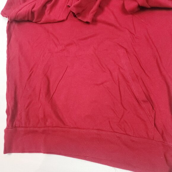 Lacoste Red Hooded Long Sleeve Shirt Regular Fit 100% Cotton Mens XL - Picture 8 of 13